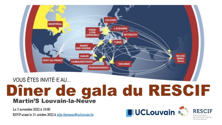 Réunion des présidents du RESCIF à l’UCLouvain, Louvain-la-Neuve