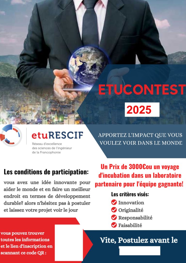 Bientôt : Ouverture des Inscriptions pour le Concours etuRESCIF !